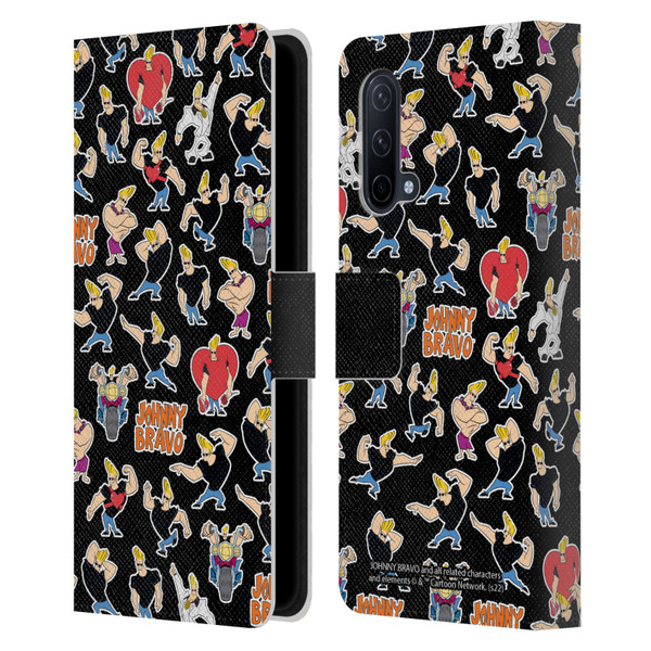 Johnny Bravo Graphics Pattern Leather Book Wallet Case Cover For OnePlus Nord CE 5G