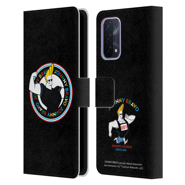 Johnny Bravo Graphics Logo Leather Book Wallet Case Cover For OPPO A54 5G