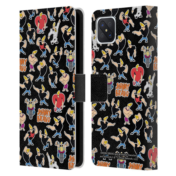 Johnny Bravo Graphics Pattern Leather Book Wallet Case Cover For OPPO Reno4 Z 5G