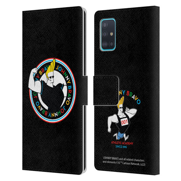 Johnny Bravo Graphics Logo Leather Book Wallet Case Cover For Samsung Galaxy A51 (2019)