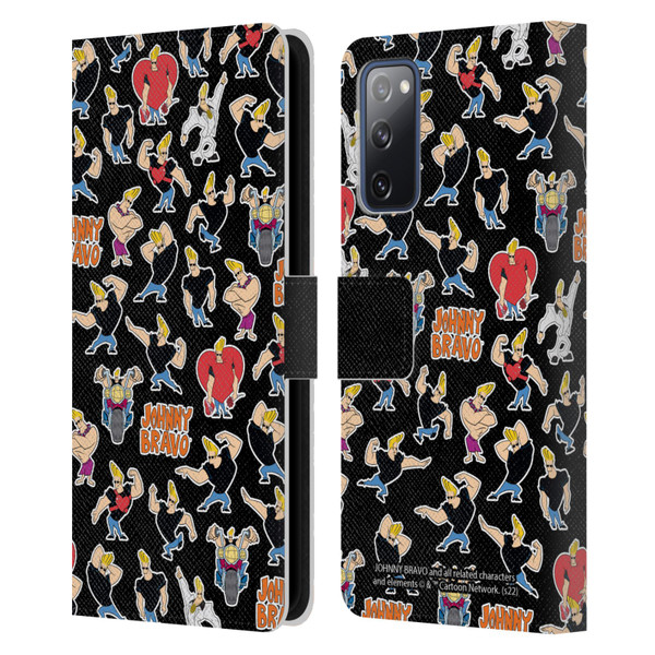 Johnny Bravo Graphics Pattern Leather Book Wallet Case Cover For Samsung Galaxy S20 FE / 5G