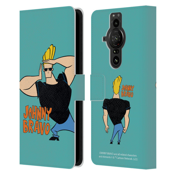 Johnny Bravo Graphics Character Leather Book Wallet Case Cover For Sony Xperia Pro-I