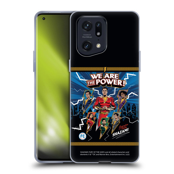 Shazam!: Fury Of The Gods Graphics Character Art Soft Gel Case for OPPO Find X5 Pro