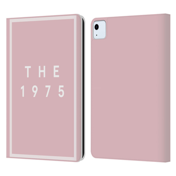 The 1975 Key Art Logo Pink Leather Book Wallet Case Cover For Apple iPad Air 11 2020/2022/2024