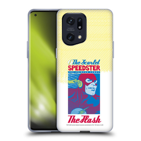 The Flash DC Comics Fast Fashion Scarlet Speedster Soft Gel Case for OPPO Find X5 Pro