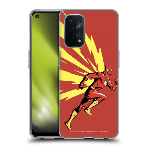 The Flash DC Comics Fast Fashion Running Soft Gel Case for OPPO A54 5G