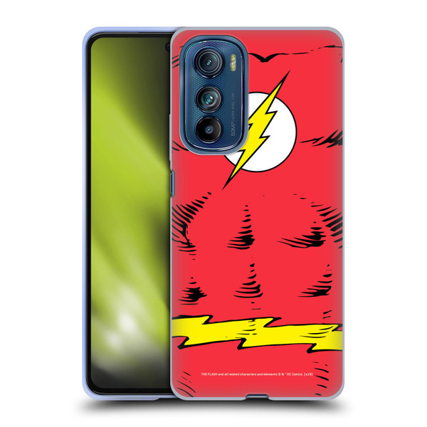 The Flash DC Comics Logo Costume Soft Gel Case for Motorola Edge 30