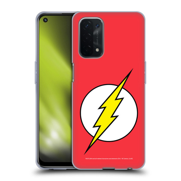 The Flash DC Comics Logo Plain Soft Gel Case for OPPO A54 5G