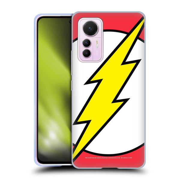 The Flash DC Comics Logo Oversized Soft Gel Case for Xiaomi 12 Lite