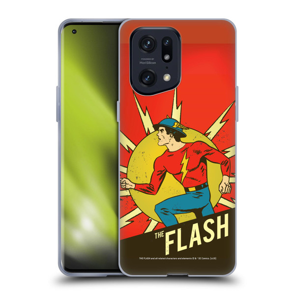 The Flash DC Comics Vintage Jay Garrick 2 Soft Gel Case for OPPO Find X5 Pro