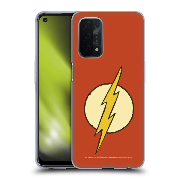 The Flash DC Comics Vintage Logo Soft Gel Case for OPPO A54 5G