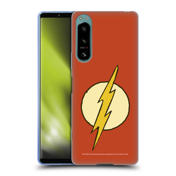The Flash DC Comics Vintage Logo Soft Gel Case for Sony Xperia 5 IV