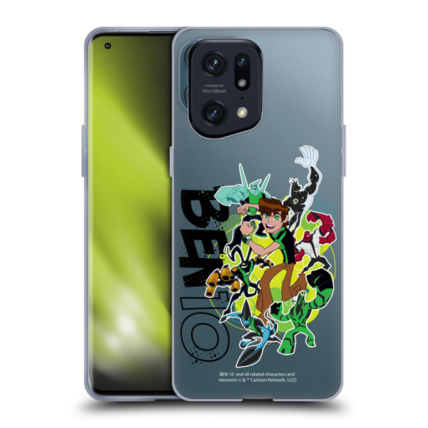 Ben 10: Omniverse Graphics Character Art Soft Gel Case for OPPO Find X5 Pro