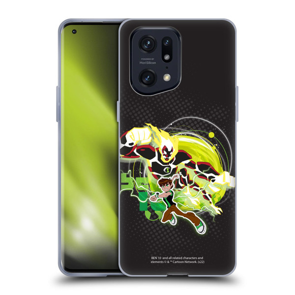 Ben 10: Omniverse Graphics Heatblast Soft Gel Case for OPPO Find X5 Pro