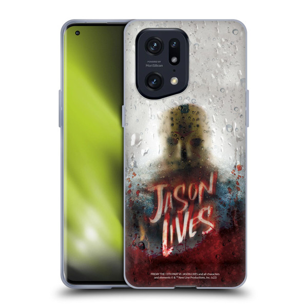 Friday the 13th Part VI Jason Lives Key Art Poster 2 Soft Gel Case for OPPO Find X5 Pro