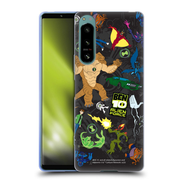 Ben 10: Alien Force Graphics Character Art Soft Gel Case for Sony Xperia 5 IV
