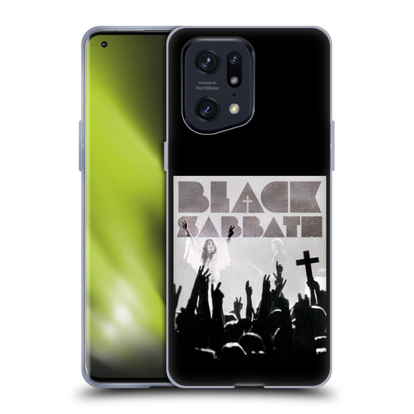 Black Sabbath Key Art Victory Soft Gel Case for OPPO Find X5 Pro