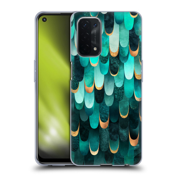 Elisabeth Fredriksson Sparkles Turquoise Soft Gel Case for OPPO A54 5G