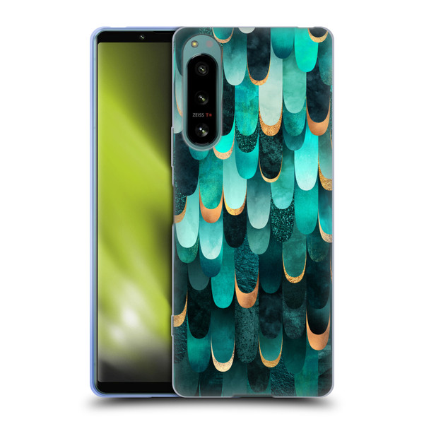 Elisabeth Fredriksson Sparkles Turquoise Soft Gel Case for Sony Xperia 5 IV