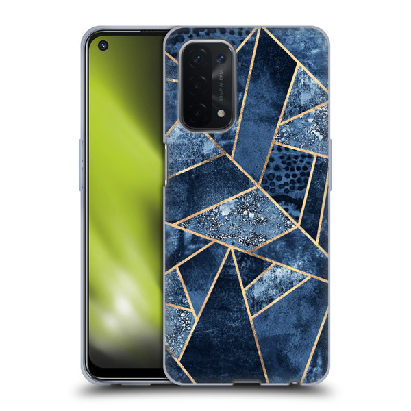 Elisabeth Fredriksson Stone Collection Blue Soft Gel Case for OPPO A54 5G