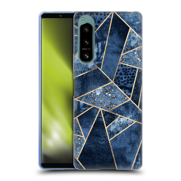 Elisabeth Fredriksson Stone Collection Blue Soft Gel Case for Sony Xperia 5 IV