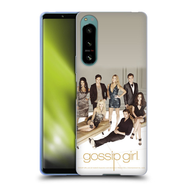 Gossip Girl Graphics Poster Soft Gel Case for Sony Xperia 5 IV