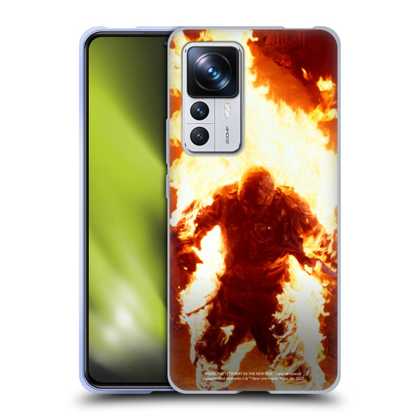 Friday the 13th Part VII The New Blood Graphics Jason Voorhees On Fire Soft Gel Case for Xiaomi 12T Pro