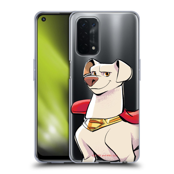 DC League Of Super Pets Graphics Krypto Soft Gel Case for OPPO A54 5G