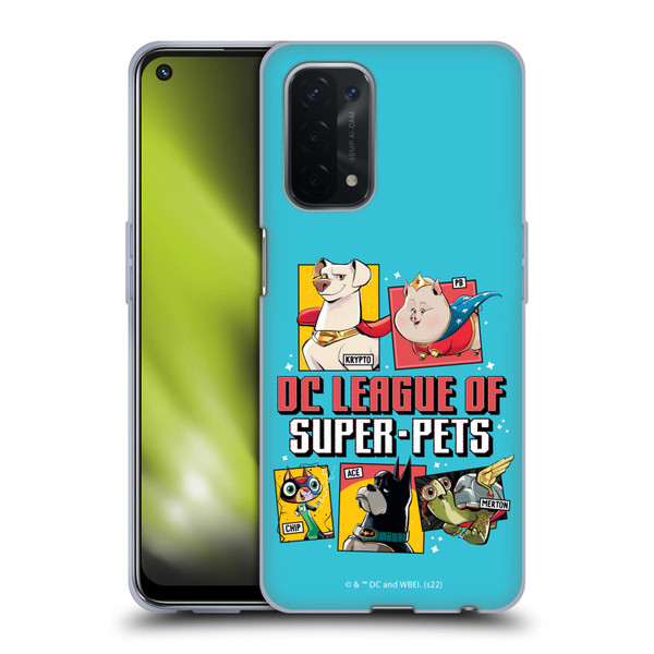 DC League Of Super Pets Graphics Characters 2 Soft Gel Case for OPPO A54 5G