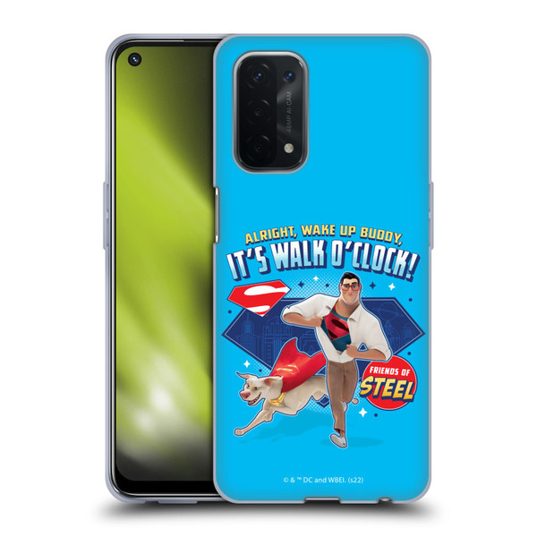DC League Of Super Pets Graphics It's Walk O' Clock Soft Gel Case for OPPO A54 5G