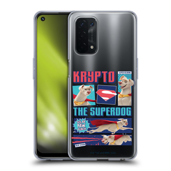 DC League Of Super Pets Graphics Krypto The Superdog Soft Gel Case for OPPO A54 5G