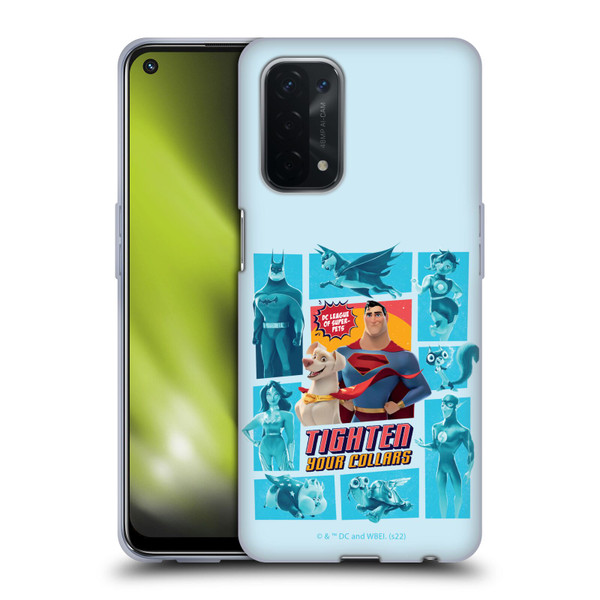 DC League Of Super Pets Graphics Tighten Your Collars Soft Gel Case for OPPO A54 5G