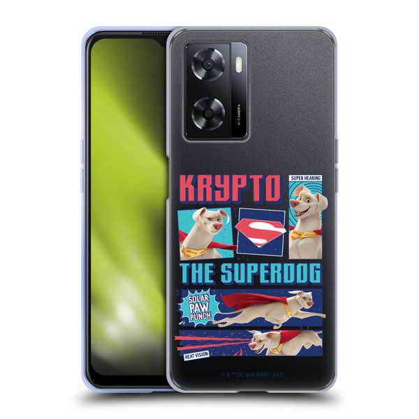 DC League Of Super Pets Graphics Krypto The Superdog Soft Gel Case for OPPO A57s