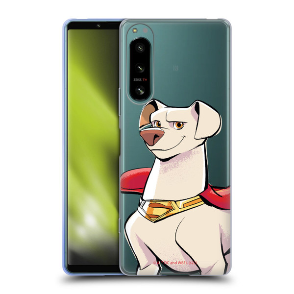 DC League Of Super Pets Graphics Krypto Soft Gel Case for Sony Xperia 5 IV