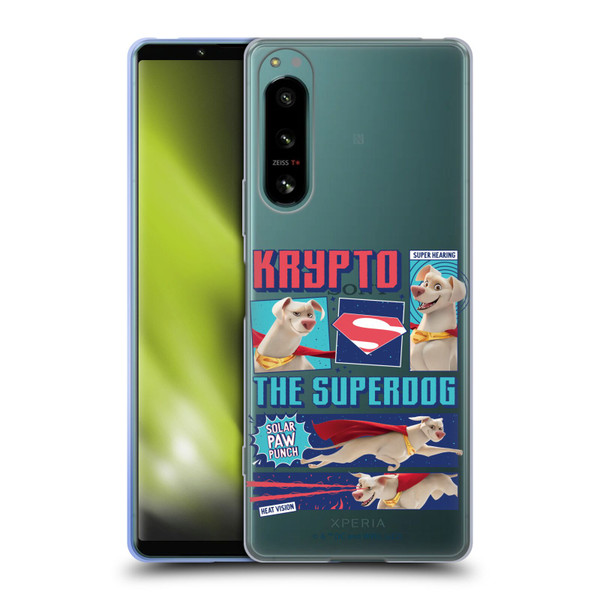 DC League Of Super Pets Graphics Krypto The Superdog Soft Gel Case for Sony Xperia 5 IV