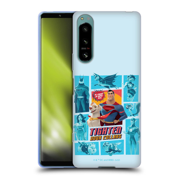 DC League Of Super Pets Graphics Tighten Your Collars Soft Gel Case for Sony Xperia 5 IV