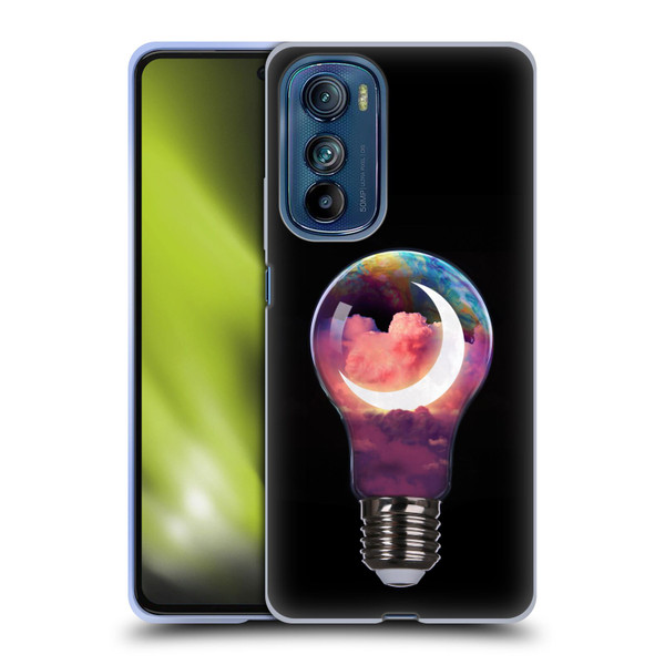 Dave Loblaw Sci-Fi And Surreal Light Bulb Moon Soft Gel Case for Motorola Edge 30