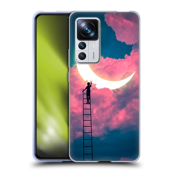 Dave Loblaw Sci-Fi And Surreal Boy Painting Moon Clouds Soft Gel Case for Xiaomi 12T Pro