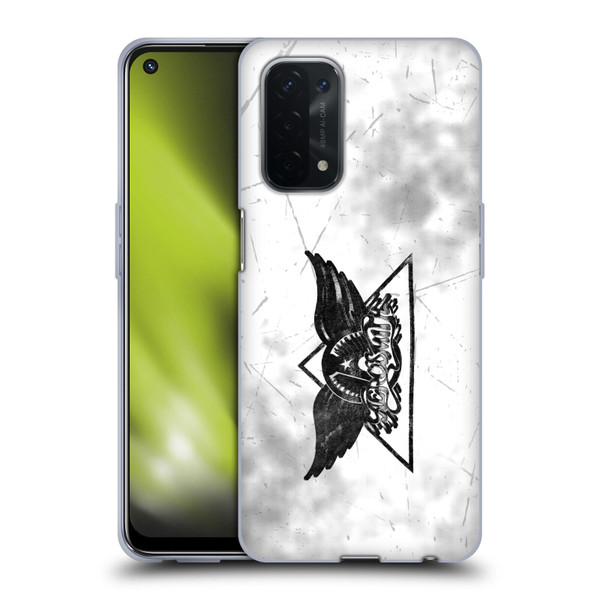 Aerosmith Black And White Triangle Winged Logo Soft Gel Case for OPPO A54 5G