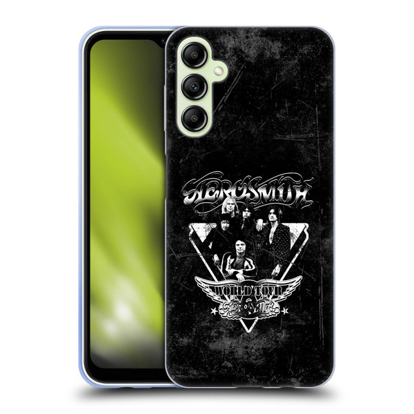 Aerosmith Black And White World Tour Soft Gel Case for Samsung Galaxy A14 5G