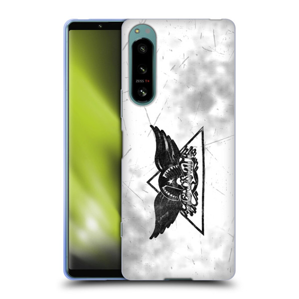 Aerosmith Black And White Triangle Winged Logo Soft Gel Case for Sony Xperia 5 IV
