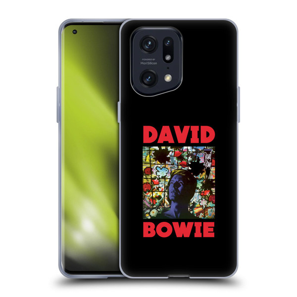 David Bowie Album Art Tonight Soft Gel Case for OPPO Find X5 Pro