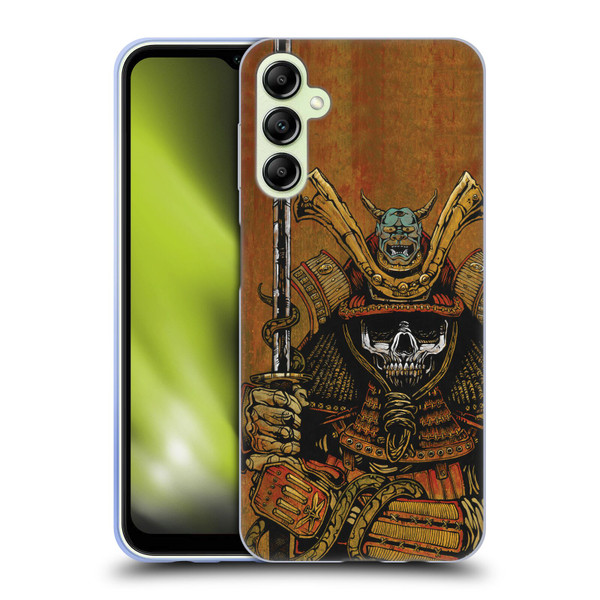 David Lozeau Colourful Grunge Samurai Soft Gel Case for Samsung Galaxy A14 5G