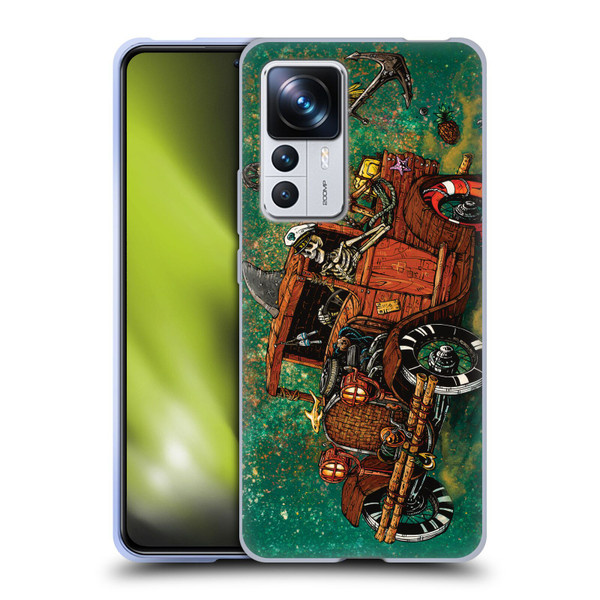 David Lozeau Skeleton Grunge Tiki Towing Soft Gel Case for Xiaomi 12T Pro