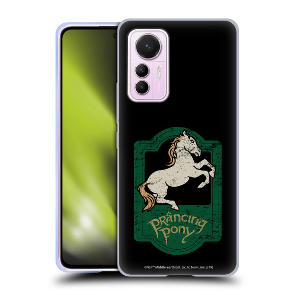 The Lord Of The Rings The Fellowship Of The Ring Graphics Prancing Pony Soft Gel Case for Xiaomi 12 Lite