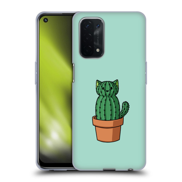 Beth Wilson Doodlecats Cactus Soft Gel Case for OPPO A54 5G