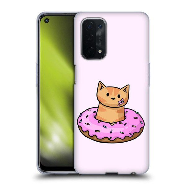 Beth Wilson Doodlecats Donut Soft Gel Case for OPPO A54 5G