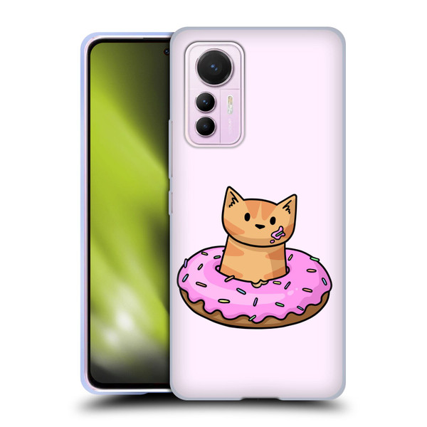 Beth Wilson Doodlecats Donut Soft Gel Case for Xiaomi 12 Lite