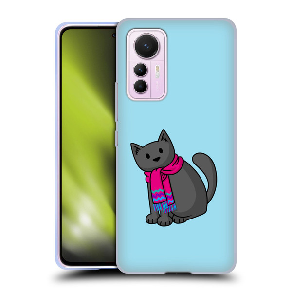 Beth Wilson Doodlecats Cold In A Scarf Soft Gel Case for Xiaomi 12 Lite