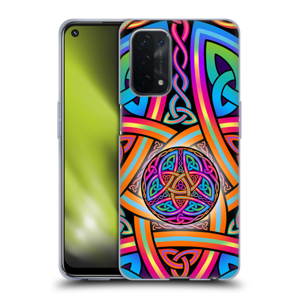 Beth Wilson Rainbow Celtic Knots Divine Soft Gel Case for OPPO A54 5G